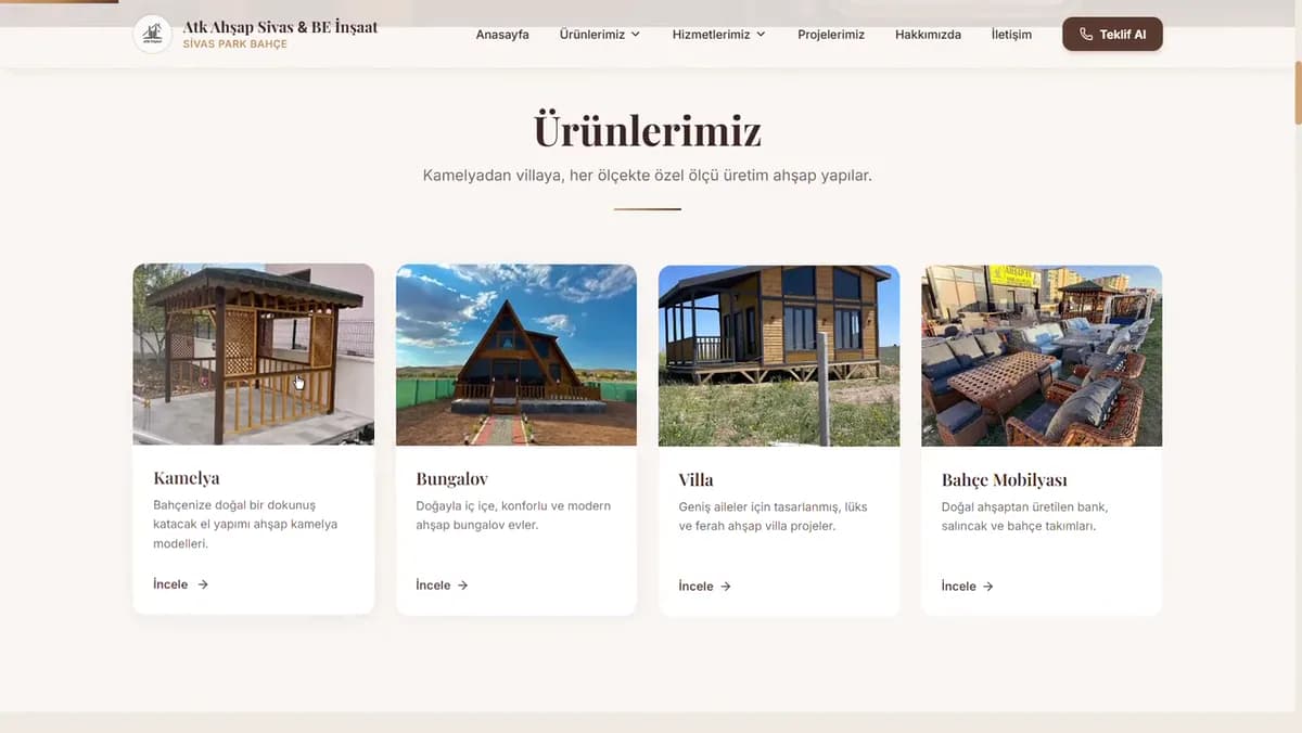 ATK Ahşap Sivas proje önizlemesi