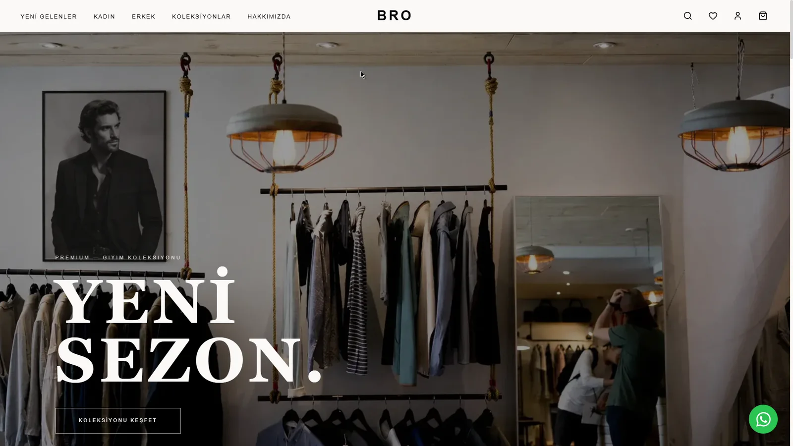 Bro Fashion proje görseli