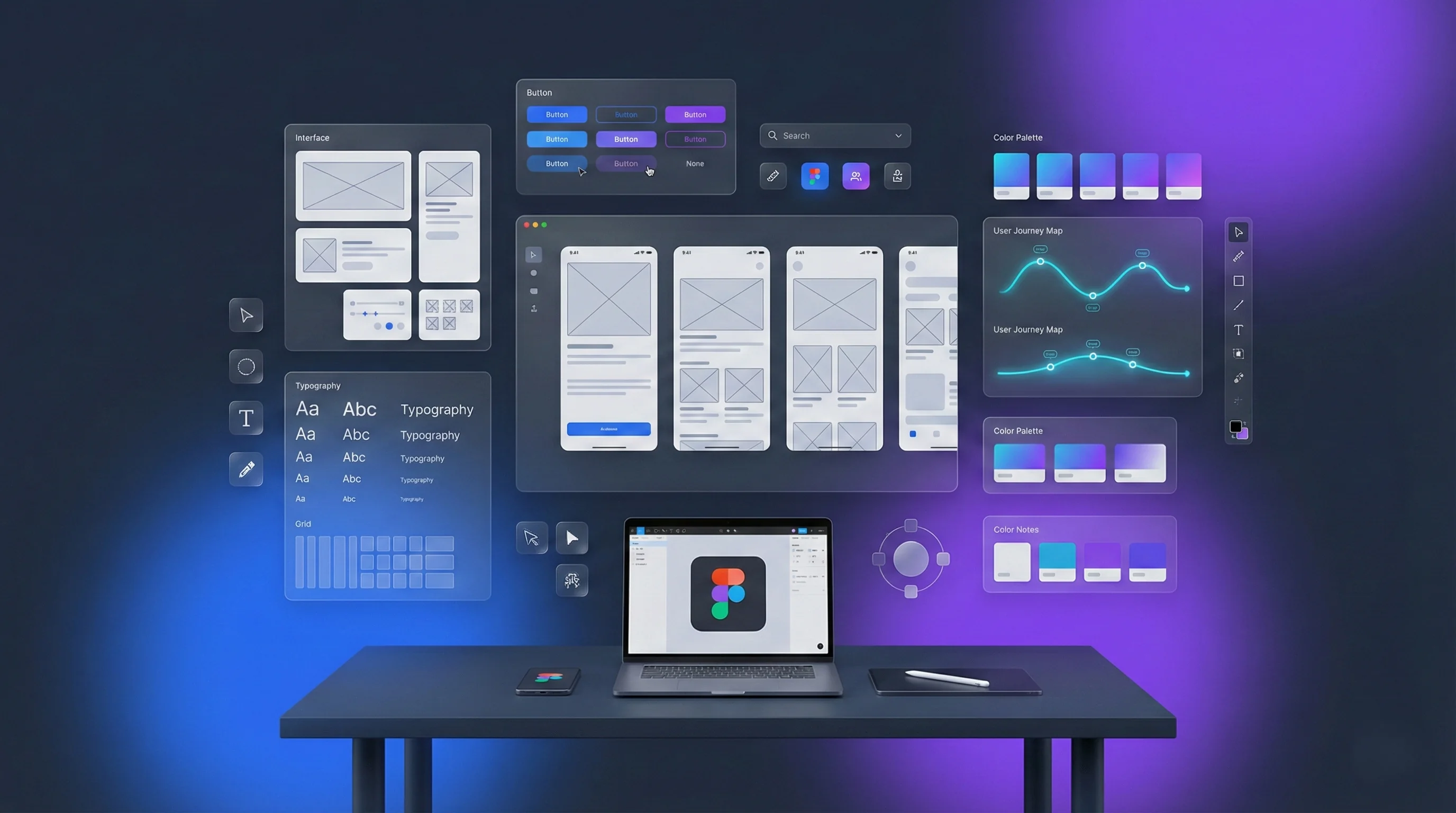 UI/UX Tasarım Prensipleri: Kullanıcı Dostu Arayüzler - Blog yazısı öne çıkan görseli