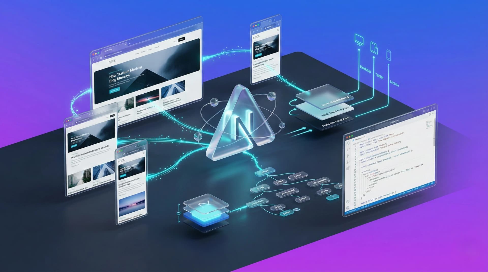 Next.js ile Blog Sitesi Oluşturma - Blog yazısı öne çıkan görseli
